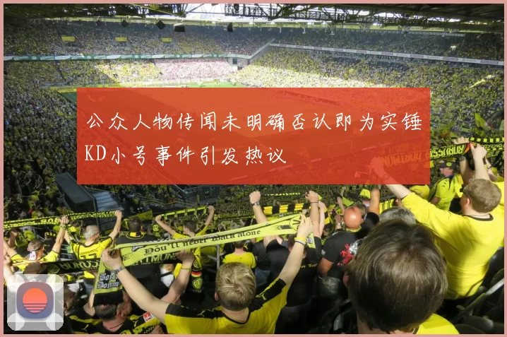公众人物传闻未明确否认即为实锤KD小号事件引发热议